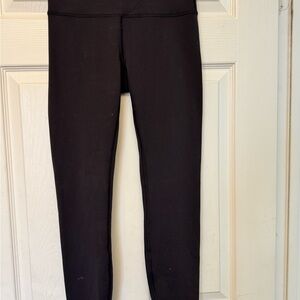 Black Lululemon High-Waisted Leggings Wunder Train